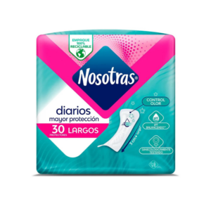 Protectores Diarios Nosotras Largo 30 unds.