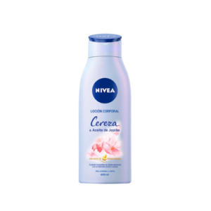 Loción Corporal Nivea Cereza y Aceite de Jojoba 400 ml
